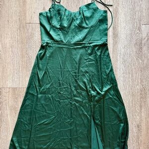 Cider | Dresses | Light Green Silk Dress | Poshmark